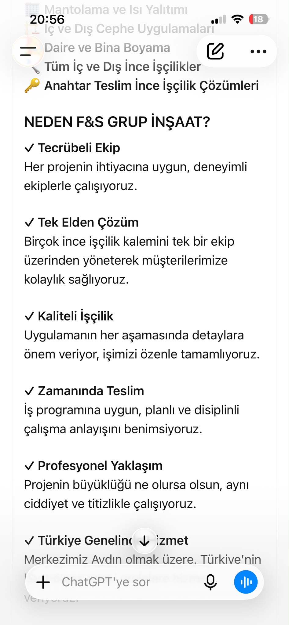 Aydın dış cephe montolama ve boya — F&S Grup İnşaat